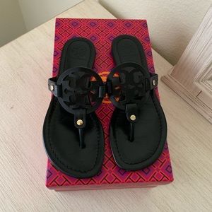Black Tory Burch Miller sandals size 6.5